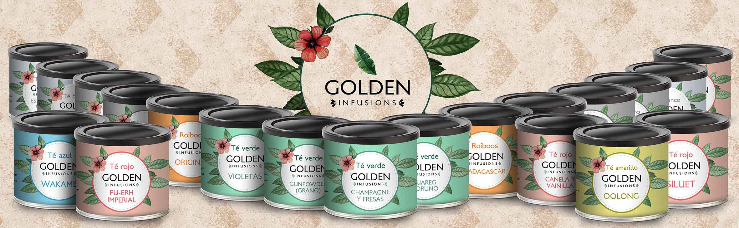 Golden Infusions: Tés e infusiones a granel gourmet