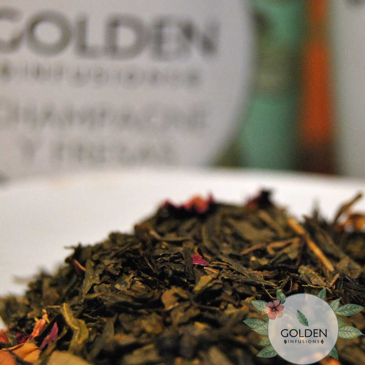 Té verde Champán y fresas Té verde Champán y fresas